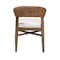 Baxton Studio Chloe Modern Bohemian Walnut Brown Finished Mahogany Wood and Natural Rattan Dining Chair 225-13107-ZORO - alternate 6